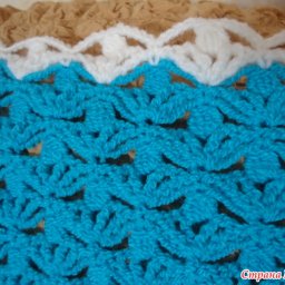 Теплая шалечка в подарок мамочке