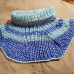 Утепляюсь... Манишка двухсторонняя.