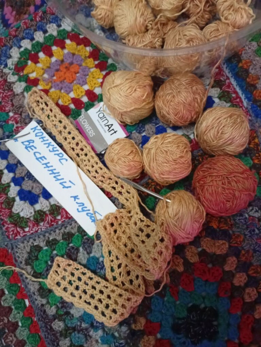 Туника сеточкой.