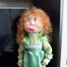 Кукла в чулочной технике