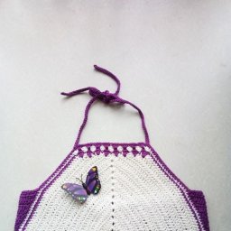 Летний комплект для девочки " Анютины глазки"