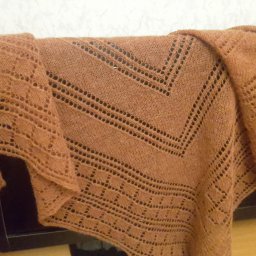 Шаль или  бактус - на сколько хватит пряжи