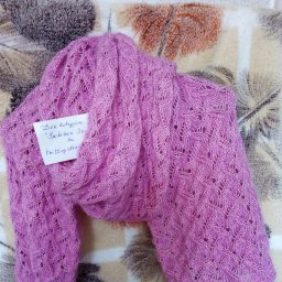 Нежный палантин Сирень