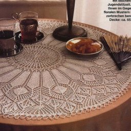 Салфетка спицами