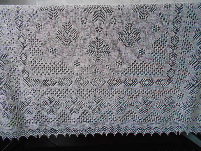 Ажурная паутинка "Весна" из Горно-алтайского пуха