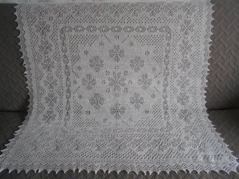 Ажурная паутинка "Весна" из Горно-алтайского пуха