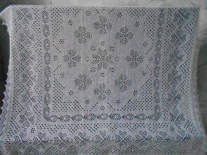 Ажурная паутинка "Весна" из Горно-алтайского пуха