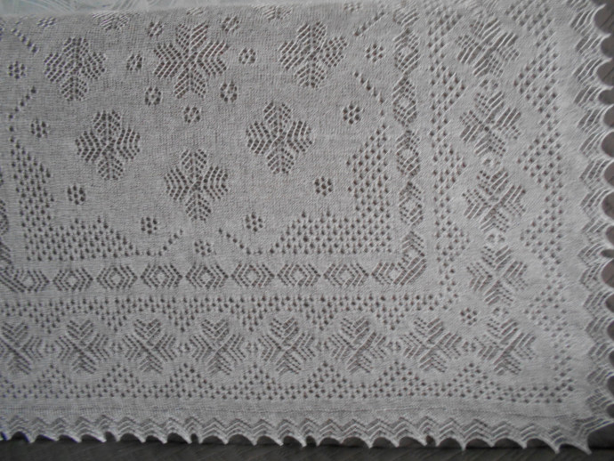 Ажурная паутинка "Весна" из Горно-алтайского пуха