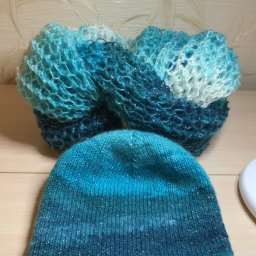 Шапочка бини и снуд