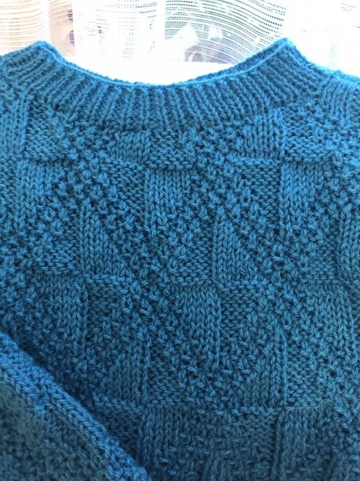 Пуловер для внука