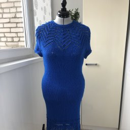 Платье с круглой кокеткой