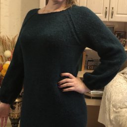 Платье реглан сверху