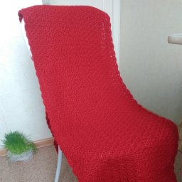 Яркий теплый палантин