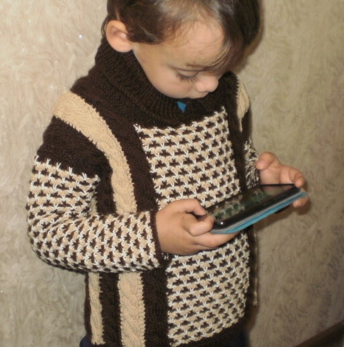 Пуловер для мальчика 4 лет