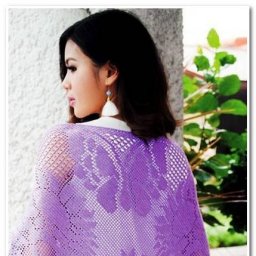 Шаль с подсолнухом.