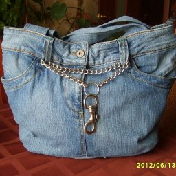 Сумка из старых джинсов