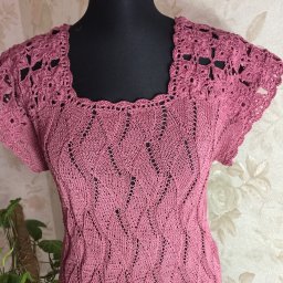 Блуза с кокеткой