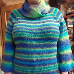 Меланжевая кофточка