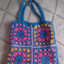 Связала модную сумку- авоську.