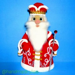 Дедушка Мороз вязаный крючком