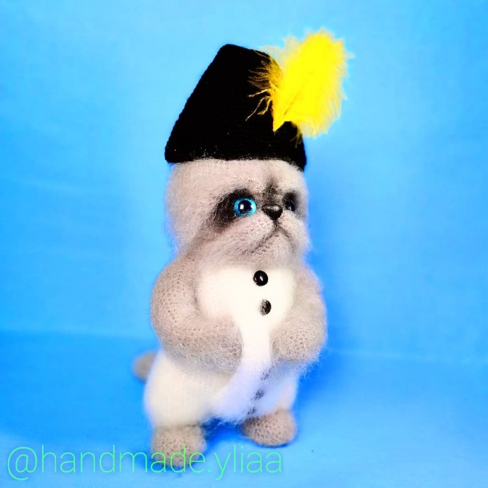 Вязаный котик Боня Вязаный котик Боня