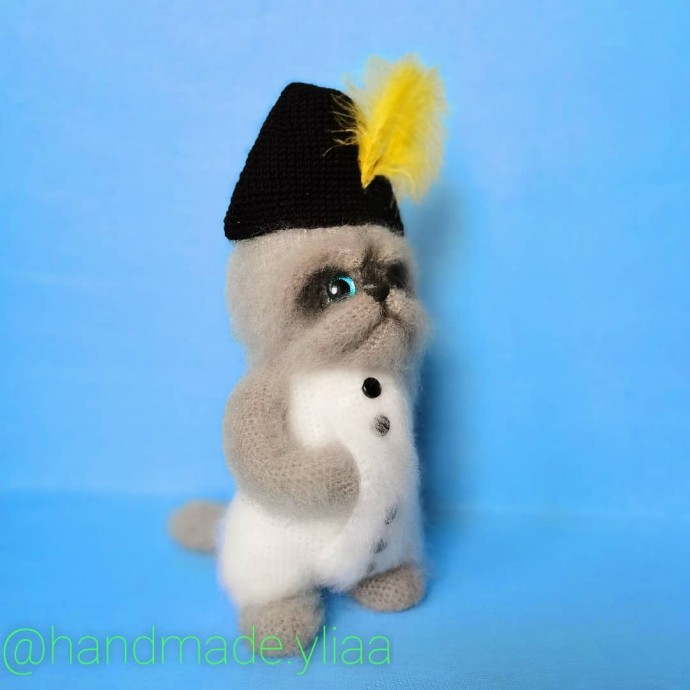 Вязаный котик Боня Вязаный котик Боня