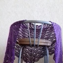 Шаль ажурная
