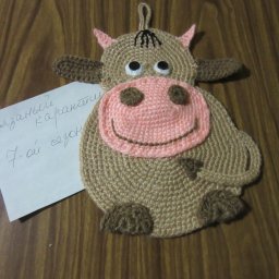 Прихватка "Бычок".