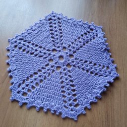 Сиреневая салфетка.