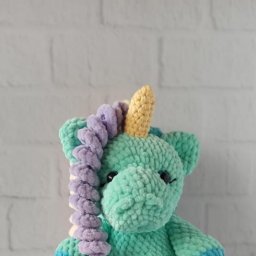 Бирюзовая единорожка.