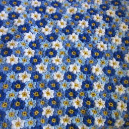 Плед "Цветочная поляна".