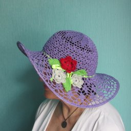 Мои сиреневые шляпки.