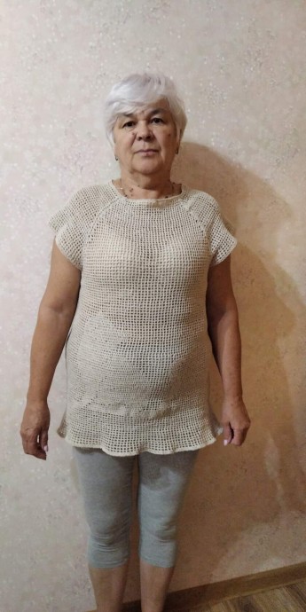 Туника с кошкой. Туника с кошкой.