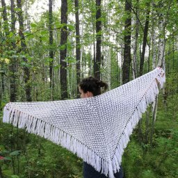 Шаль крючком