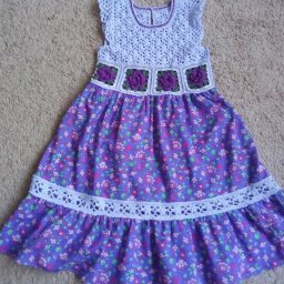 Летнее платье для внучки