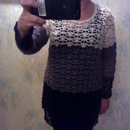 Туника из остатков пряжи