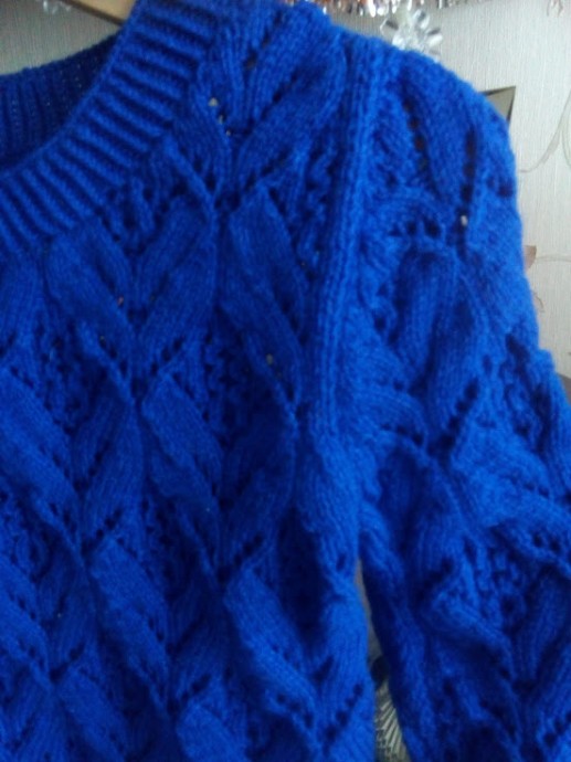 Синий пуловерчик
