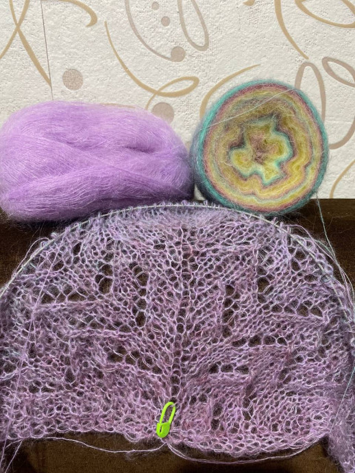 Шаль-паутинка "Подсолнухи" Шаль-паутинка "Подсолнухи"