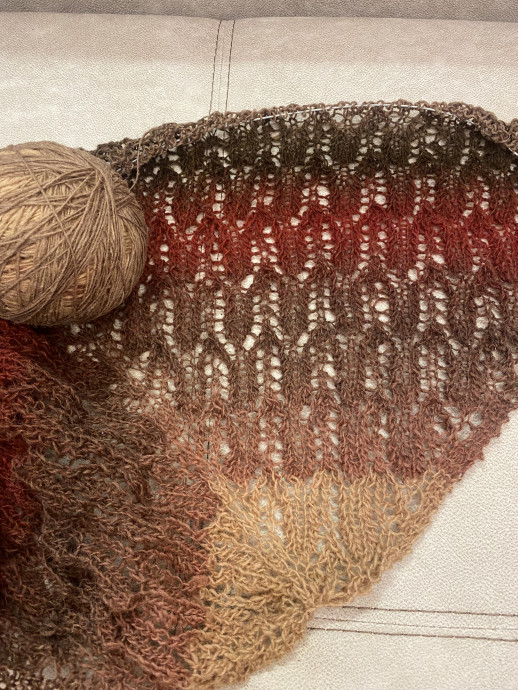 Шаль "Октябрь"