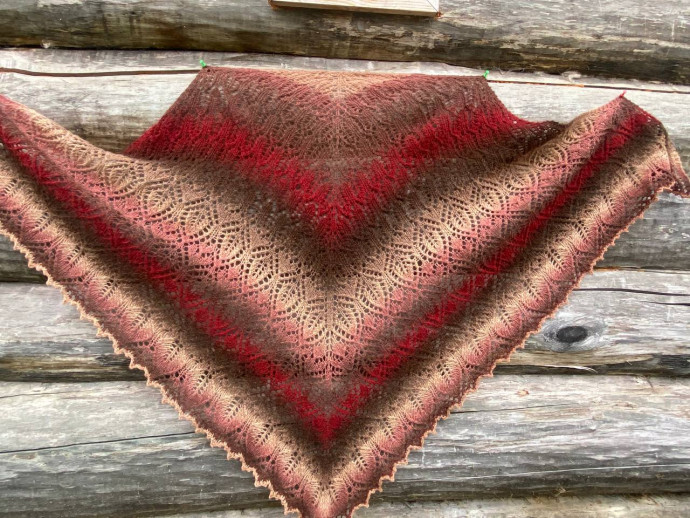 Шаль "Октябрь"