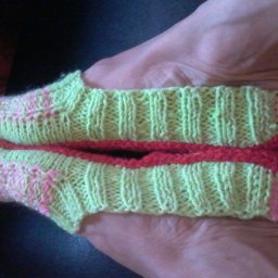 Тапочки весенние (из остатков)