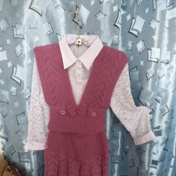 Костюм спицами для Лизы