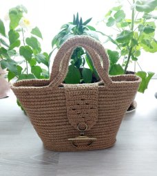 сумочка из джута