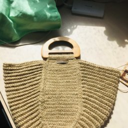Джутовая сумка-корзина