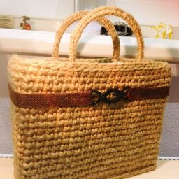 Ещё одна джутовая сумочка