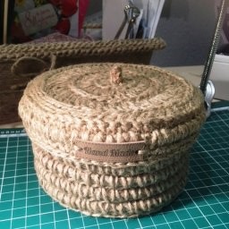 Ещё одна джутовая шкатулка