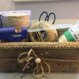 Использование джута для декорирования