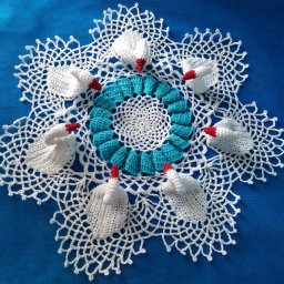 Салфетка - Лебединое озеро