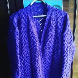 Ажурный кардиган спицами