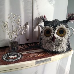 Грелка на чайник Сова